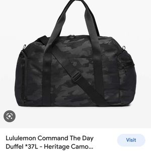 Lululemon Command the Day 37L Duffel - Heritage Camo